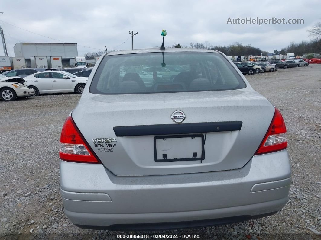 2009 Nissan Versa S/sl Silver vin: 3N1CC11E69L484036