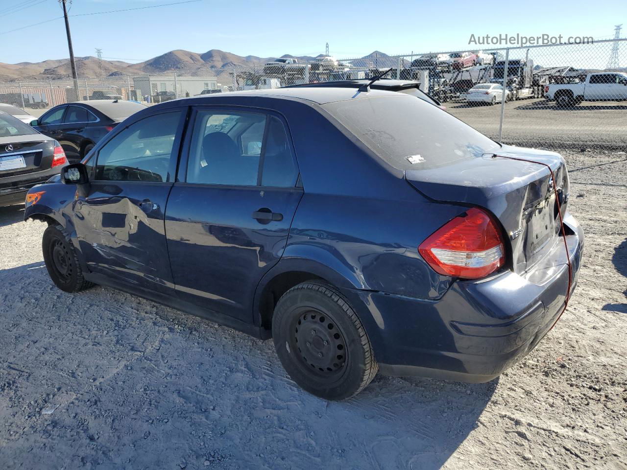 2009 Nissan Versa S Blue vin: 3N1CC11E79L482506