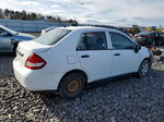 2009 Nissan Versa S White vin: 3N1CC11E89L479100