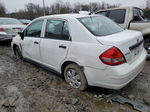 2009 Nissan Versa S White vin: 3N1CC11E89L499119