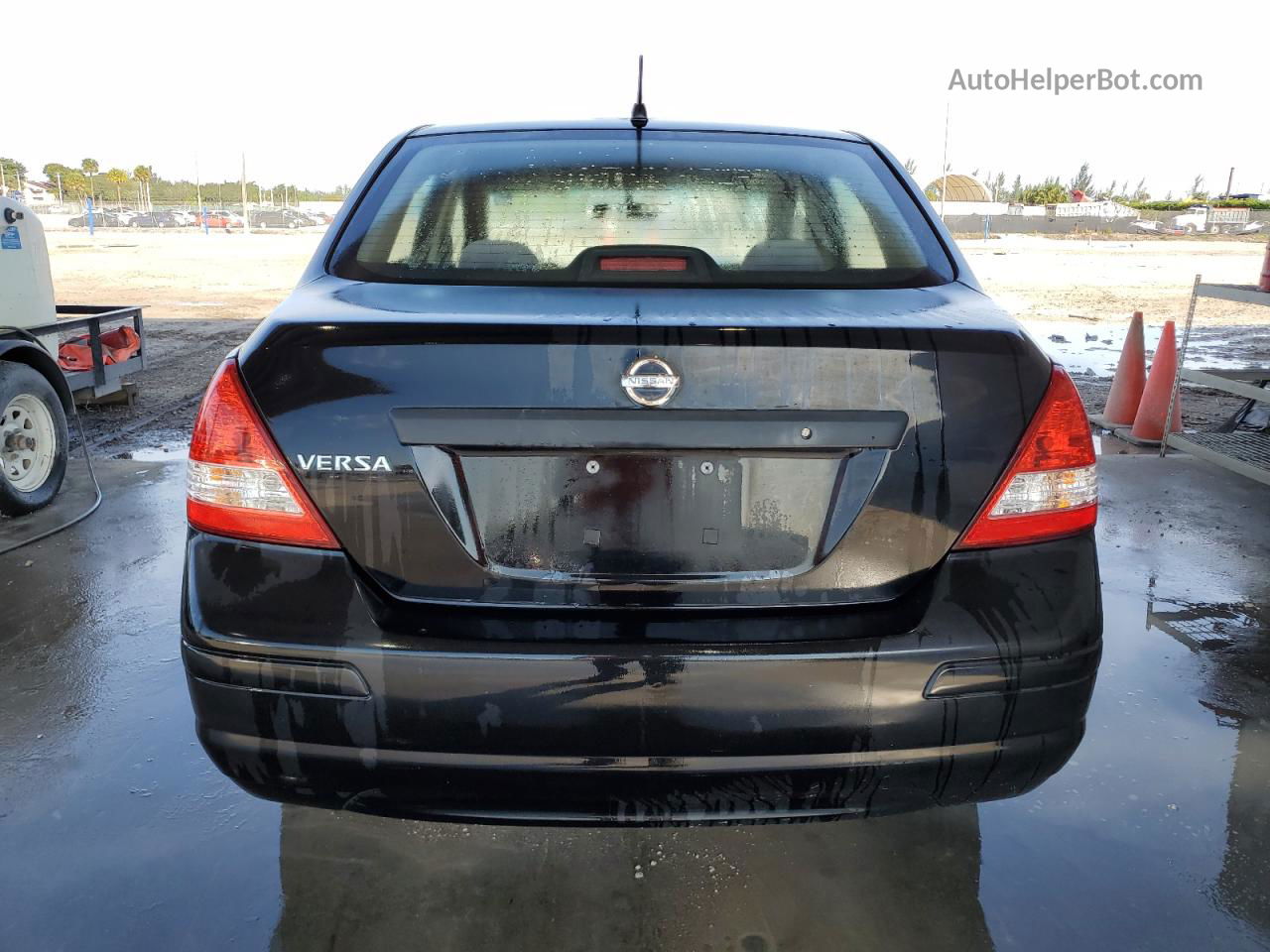 2009 Nissan Versa S Black vin: 3N1CC11EX9L446695