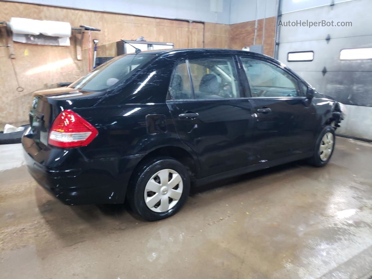 2009 Nissan Versa S Black vin: 3N1CC11EX9L456336