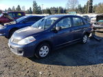 2009 Nissan Versa S Синий vin: 3N1CC11EX9L501131