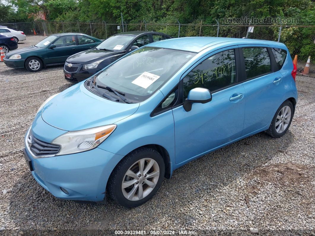 2014 Nissan Versa Note Sv Синий vin: 3N1CE2CP0EL405257