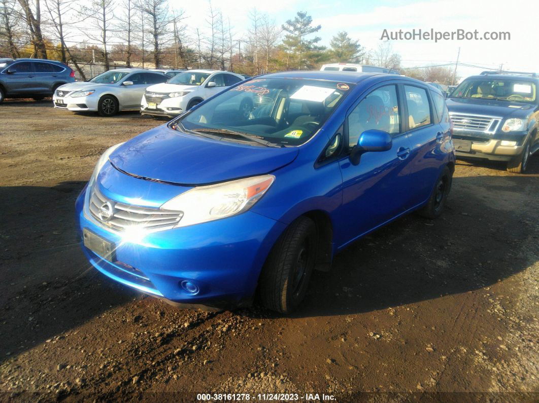 2014 Nissan Versa Note S Plus/sv/s (sr) Blue vin: 3N1CE2CP0EL409034