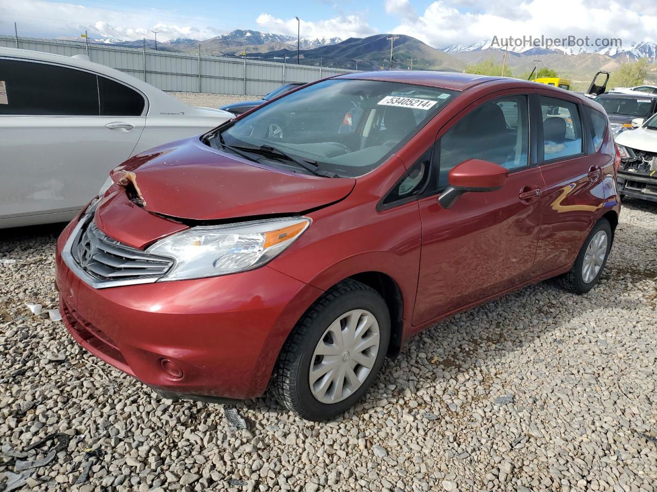 2016 Nissan Versa Note S Red vin: 3N1CE2CP0GL400112