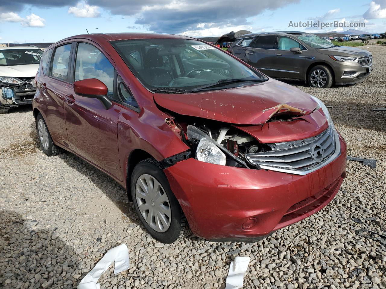 2016 Nissan Versa Note S Red vin: 3N1CE2CP0GL400112