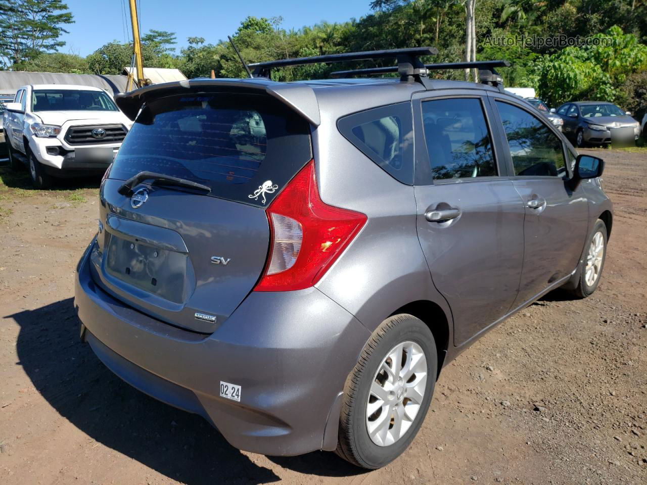 2018 Nissan Versa Note S Серый vin: 3N1CE2CP0JL356068