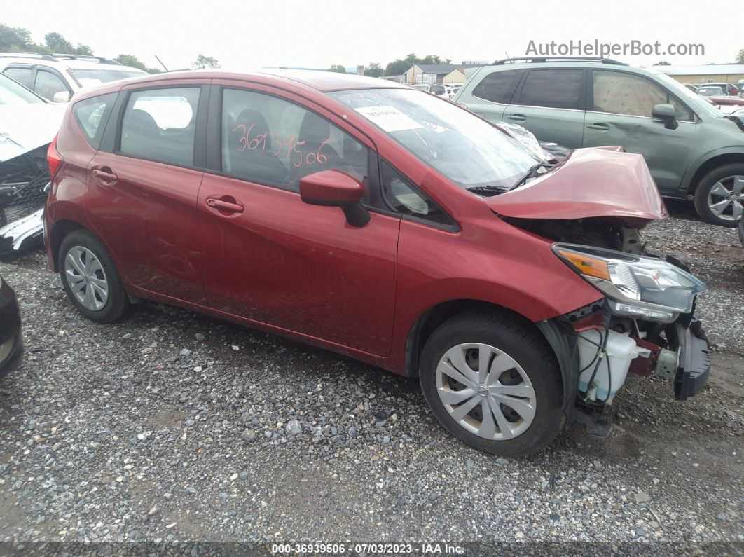 2019 Nissan Versa Note S Темно-бордовый vin: 3N1CE2CP1KL365881