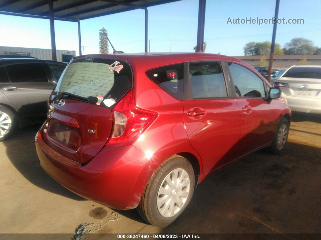 2016 Nissan Versa Note S/s Plus/sv/sr/sl Red vin: 3N1CE2CP2GL404789