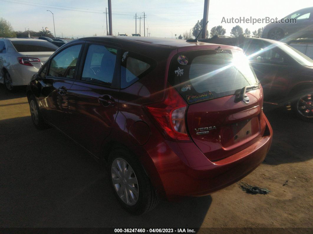 2016 Nissan Versa Note S/s Plus/sv/sr/sl Красный vin: 3N1CE2CP2GL404789