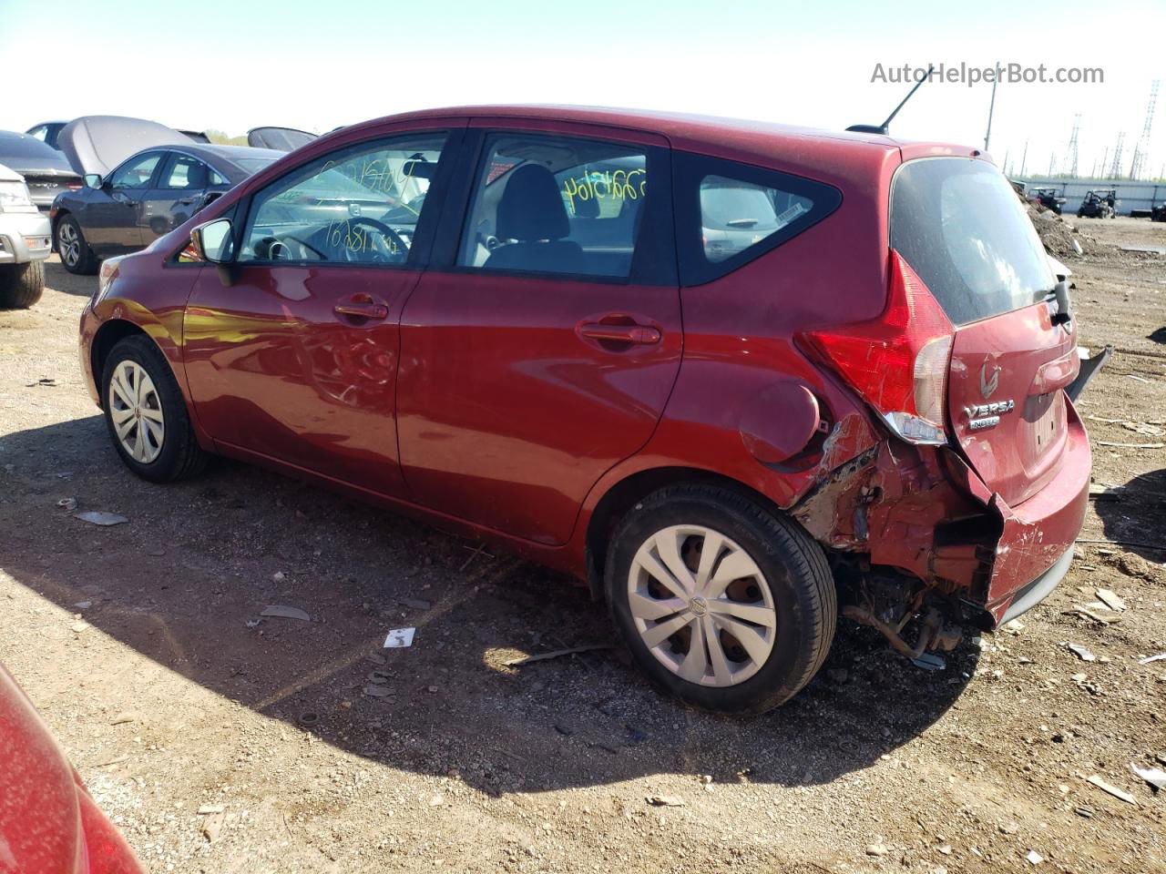 2018 Nissan Versa Note S Красный vin: 3N1CE2CP2JL352765