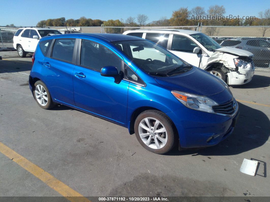 2014 Nissan Versa Note Sv Синий vin: 3N1CE2CP3EL373582