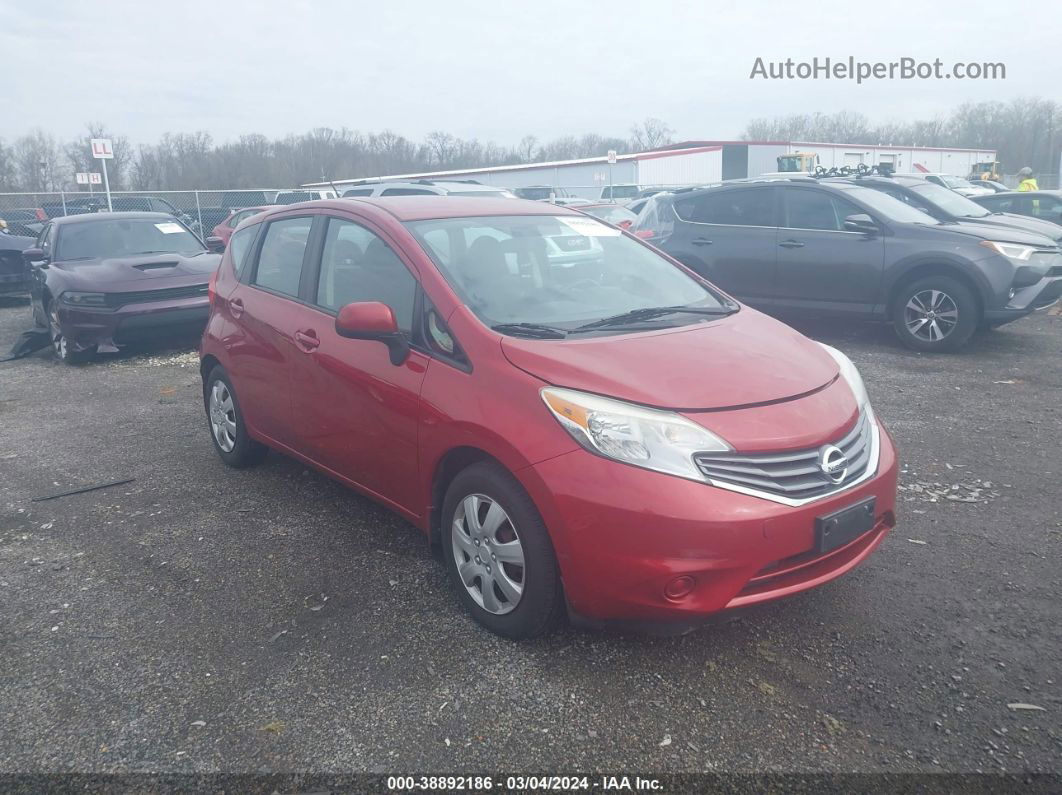 2014 Nissan Versa Note Sv Бордовый vin: 3N1CE2CP3EL391693