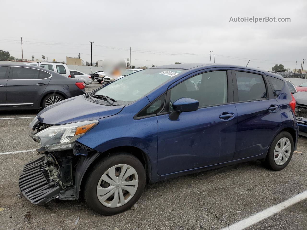 2018 Nissan Versa Note S Blue vin: 3N1CE2CP3JL358770