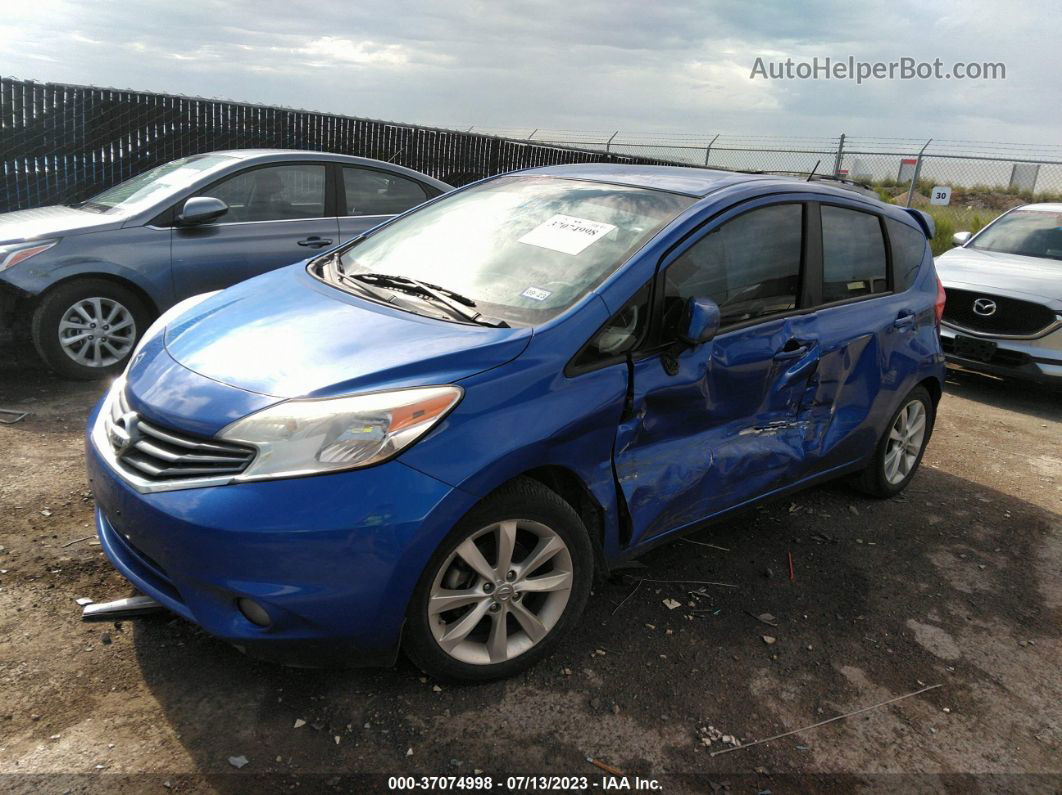 2014 Nissan Versa Note Sv Blue vin: 3N1CE2CP4EL384591