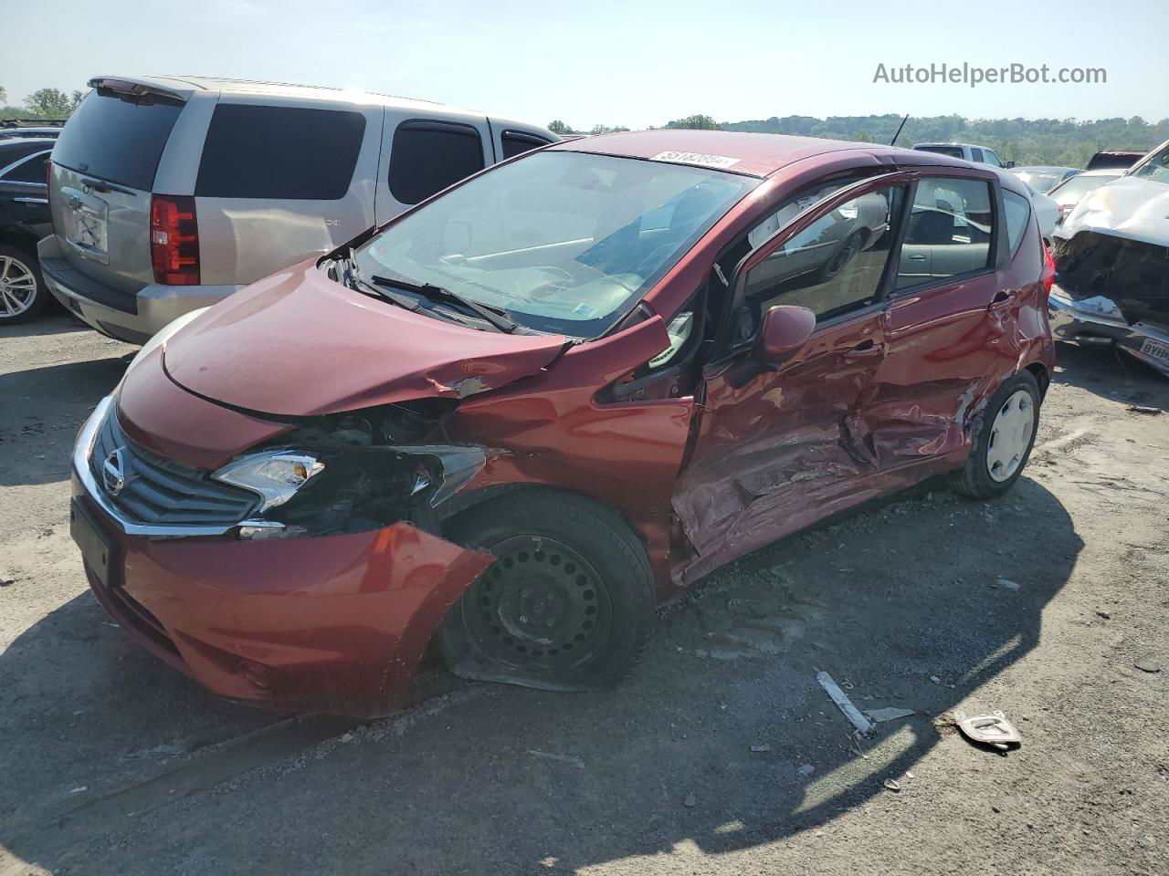 2016 Nissan Versa Note S Red vin: 3N1CE2CP5GL375398