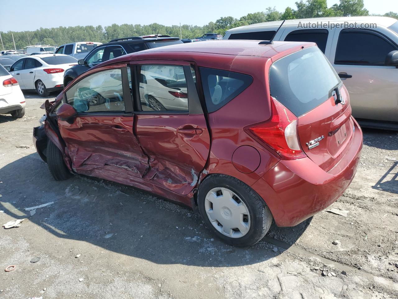 2016 Nissan Versa Note S Red vin: 3N1CE2CP5GL375398