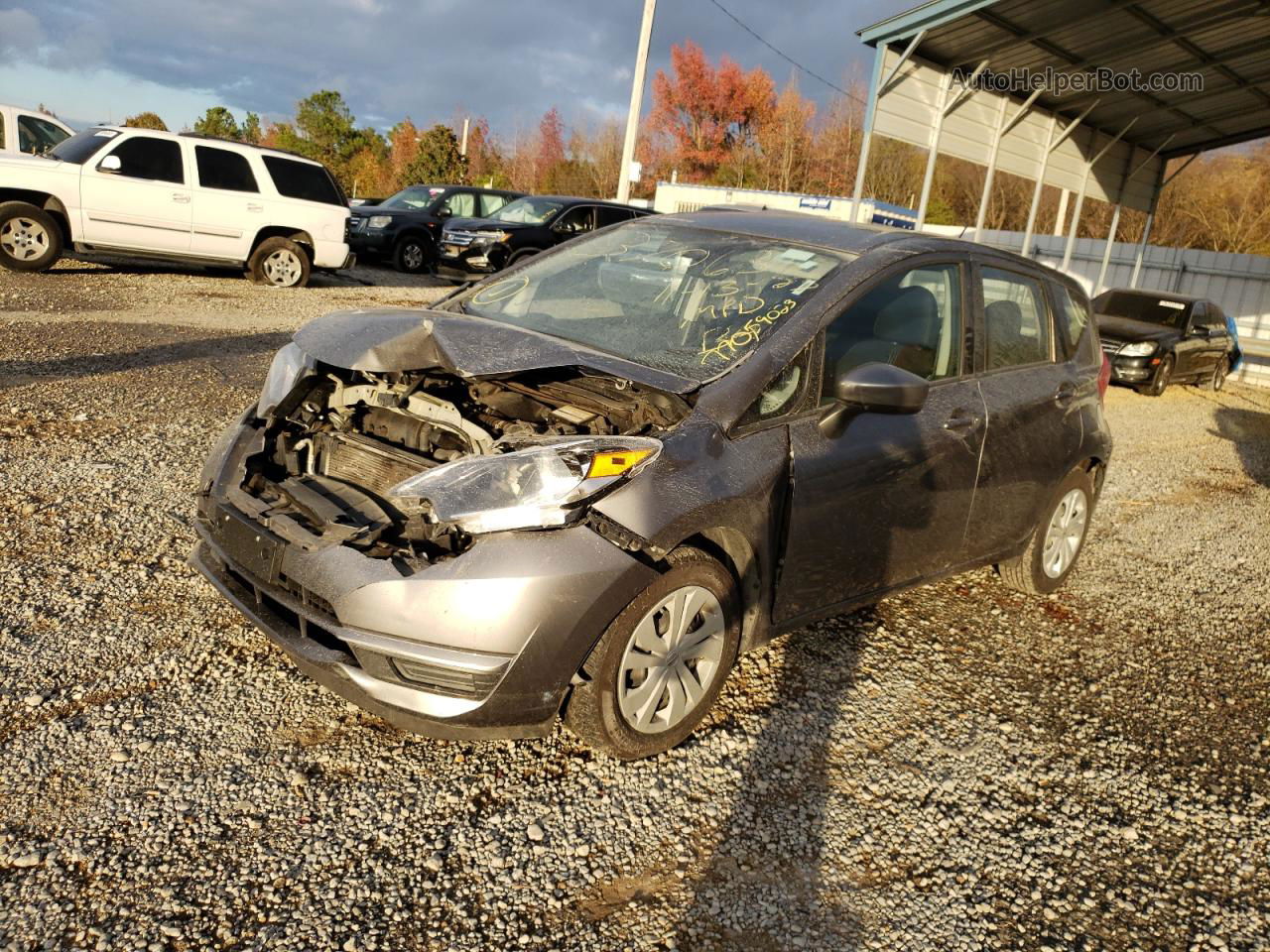 2018 Nissan Versa Note S Charcoal vin: 3N1CE2CP5JL370631