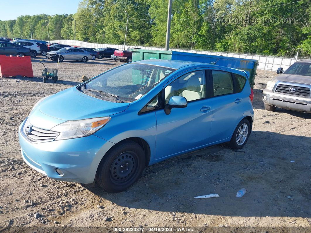 2014 Nissan Versa Note Sv Синий vin: 3N1CE2CP6EL373382