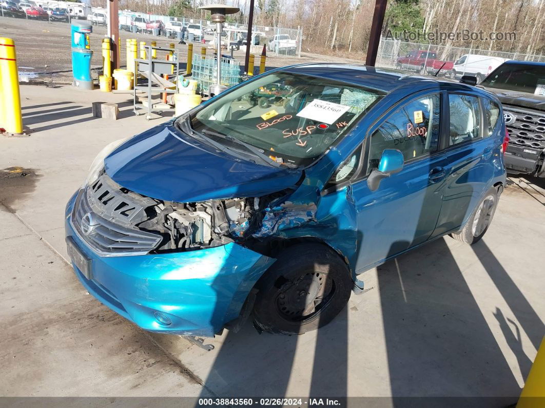 2014 Nissan Versa Note S Plus Blue vin: 3N1CE2CP6EL409278