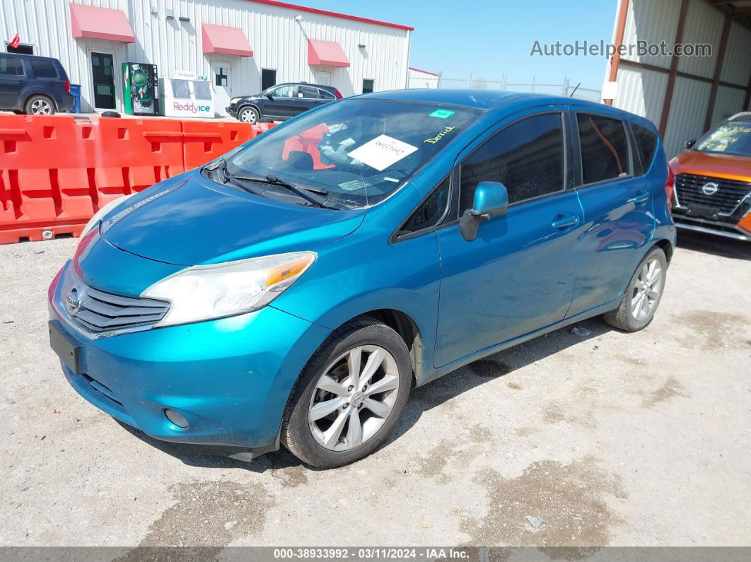 2014 Nissan Versa Note Sv Синий vin: 3N1CE2CP6EL414528