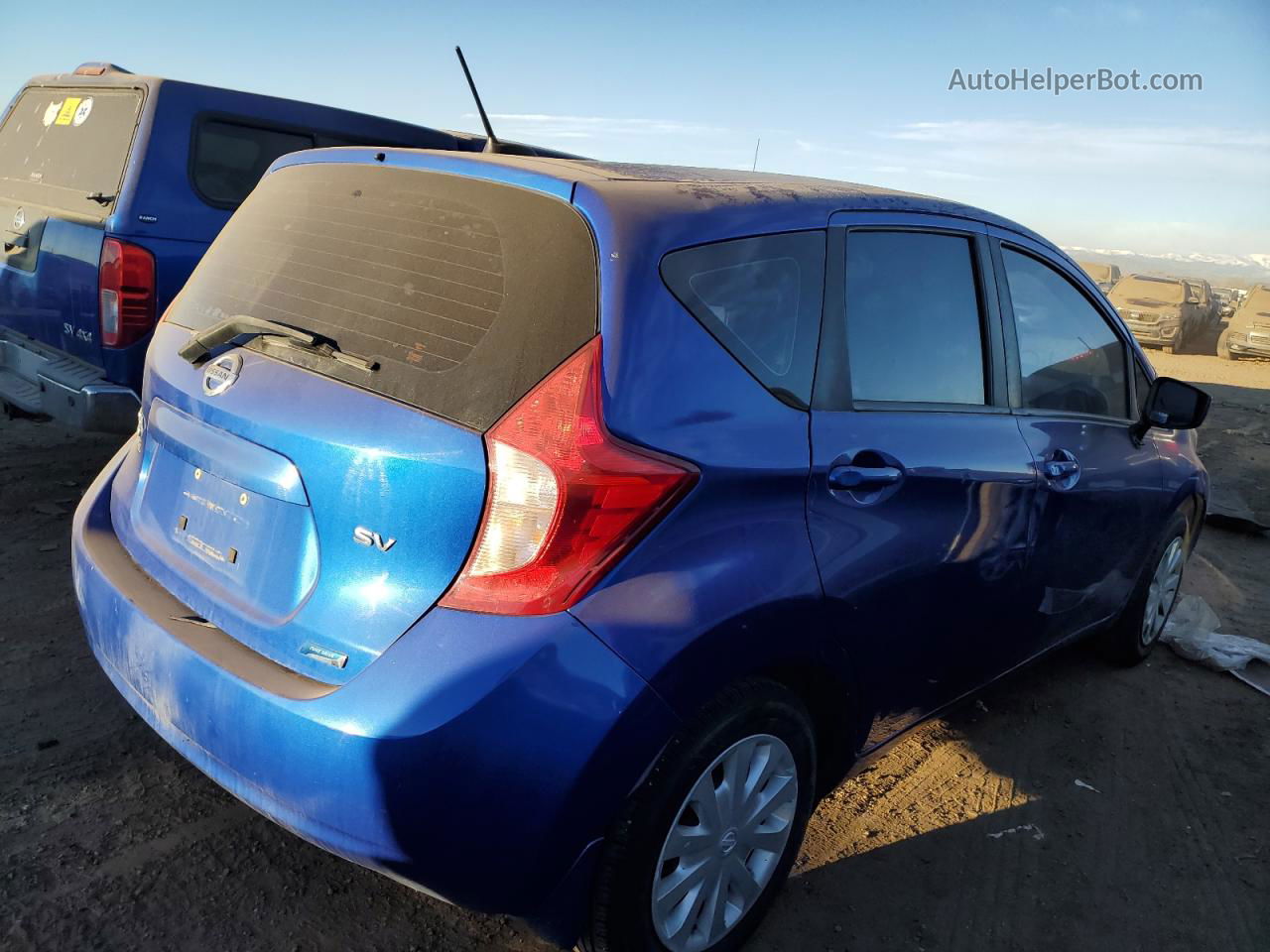 2016 Nissan Versa Note S Синий vin: 3N1CE2CP6GL363261