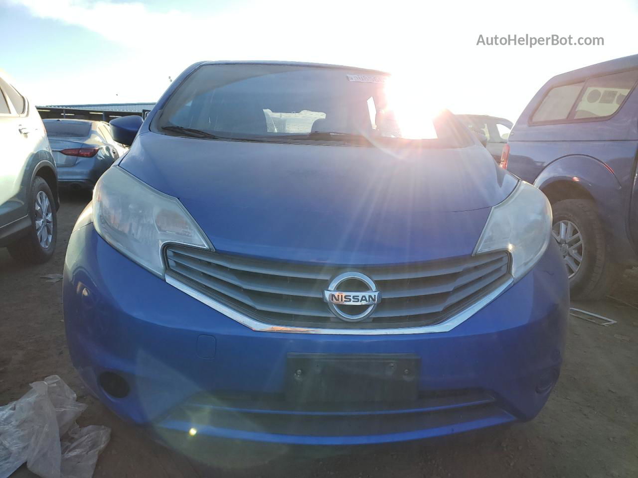 2016 Nissan Versa Note S Синий vin: 3N1CE2CP6GL363261