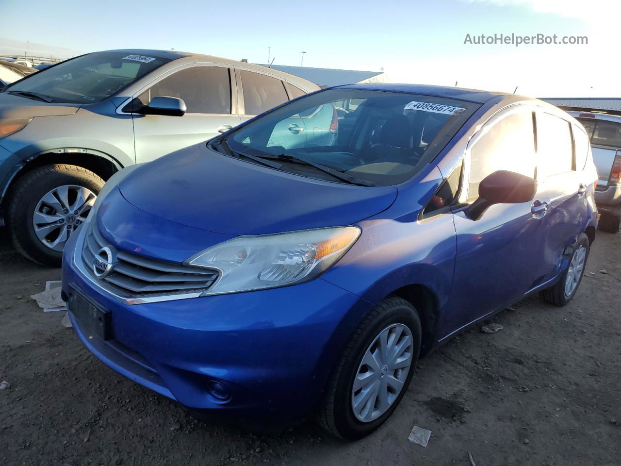 2016 Nissan Versa Note S Синий vin: 3N1CE2CP6GL363261