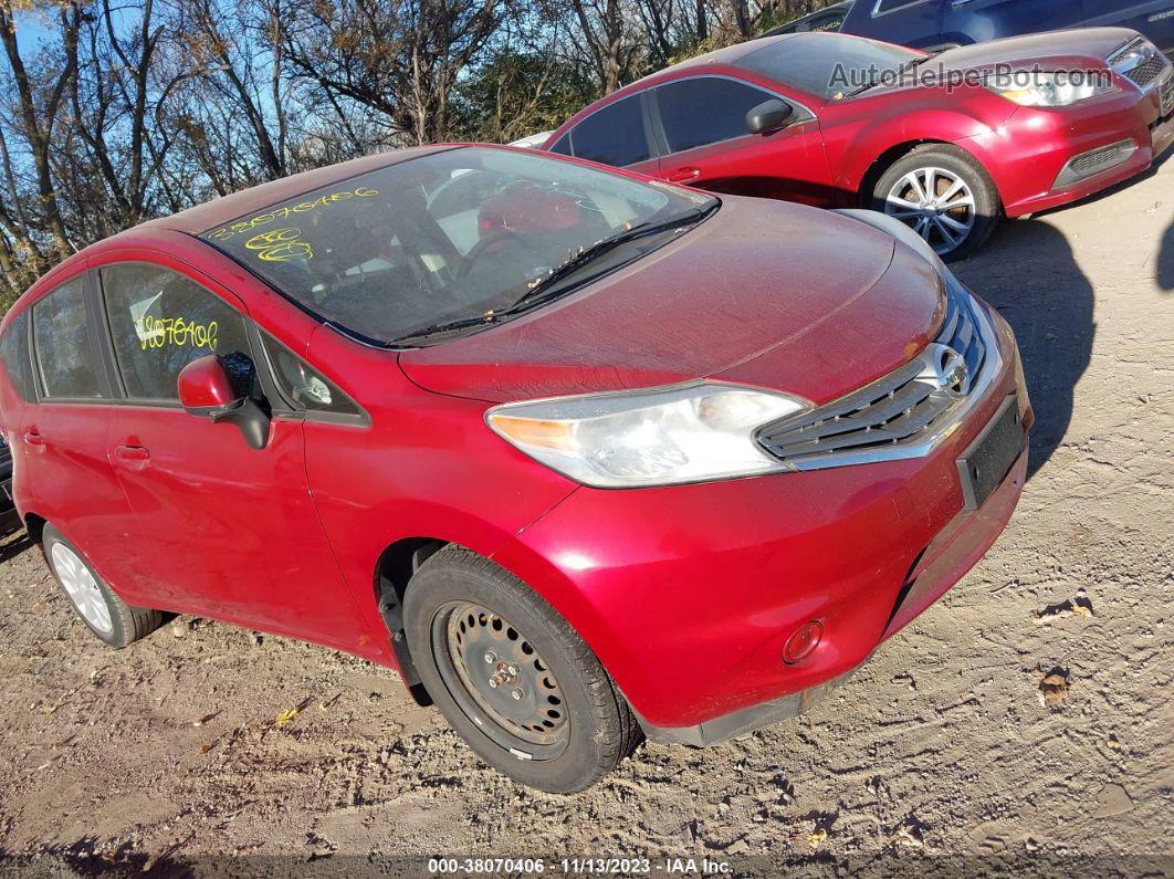 2014 Nissan Versa Note Sv Красный vin: 3N1CE2CP7EL364819