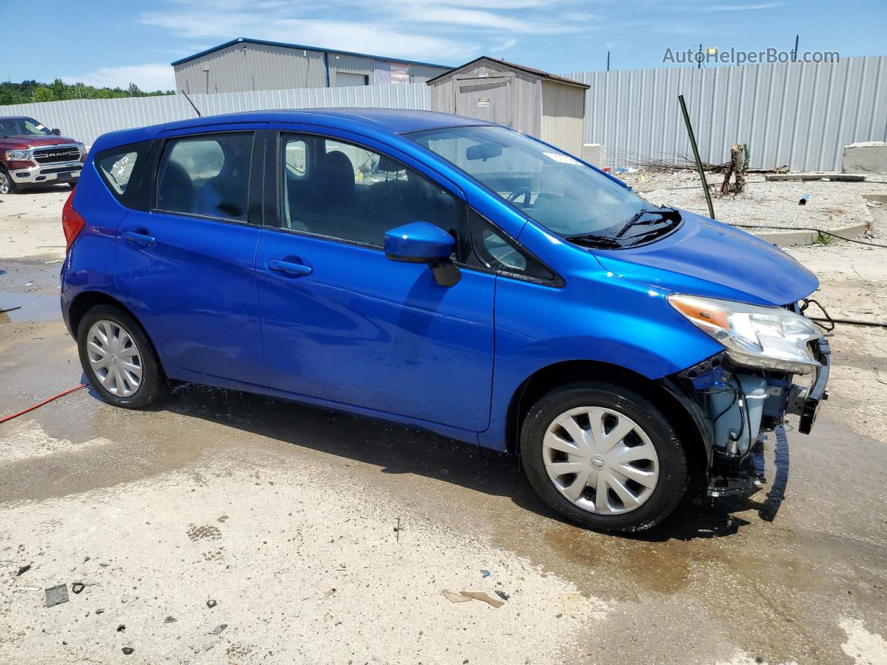 2016 Nissan Versa Note S Синий vin: 3N1CE2CP7GL373717