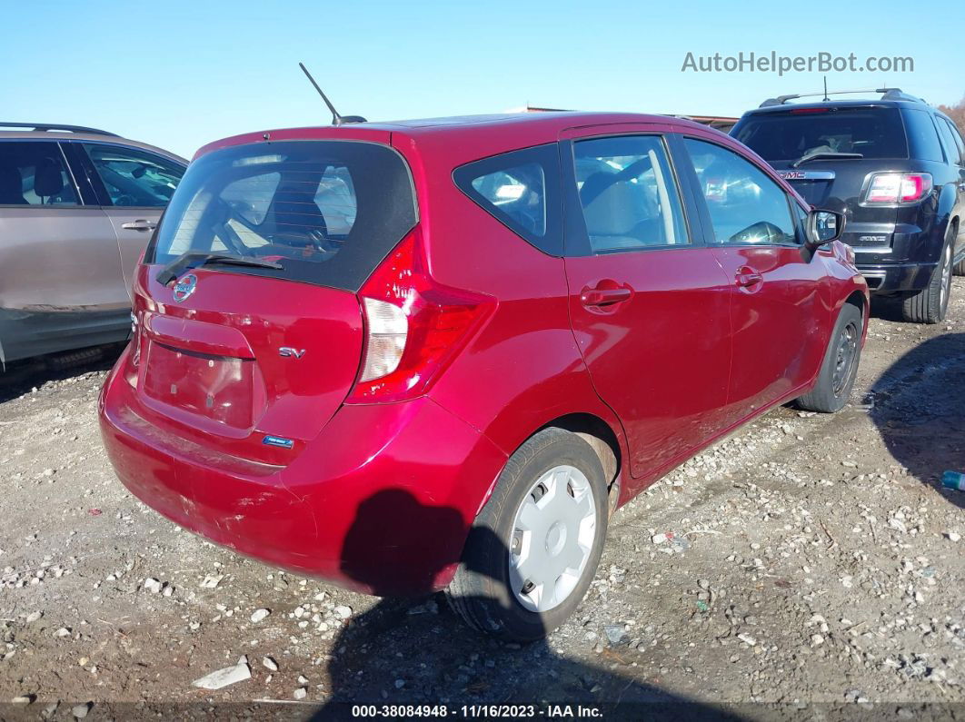 2016 Nissan Versa Note S Plus/sv/sr/s (sr)/sl Красный vin: 3N1CE2CP7GL398276