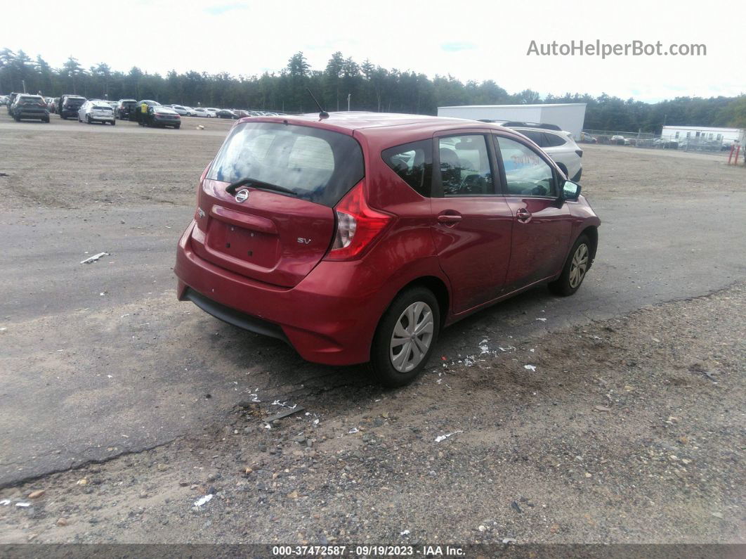 2019 Nissan Versa Note Sv Красный vin: 3N1CE2CP7KL361771