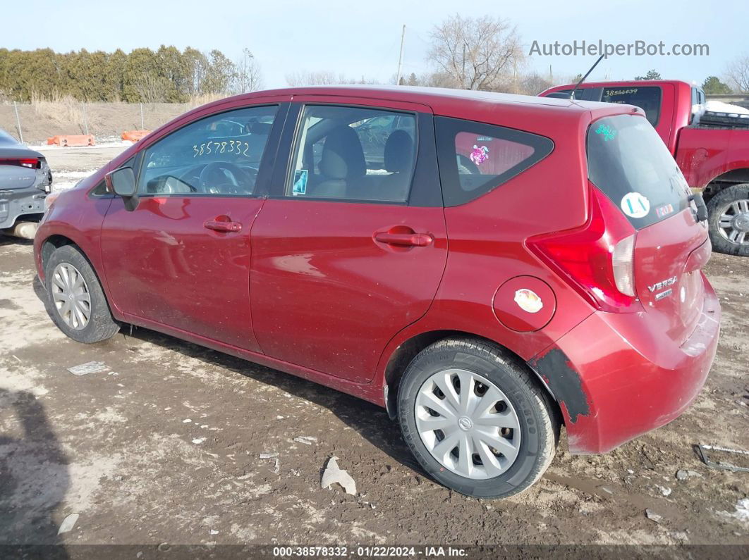 2016 Nissan Versa Note S/s Plus/sv/sl/sr Red vin: 3N1CE2CP8GL371135