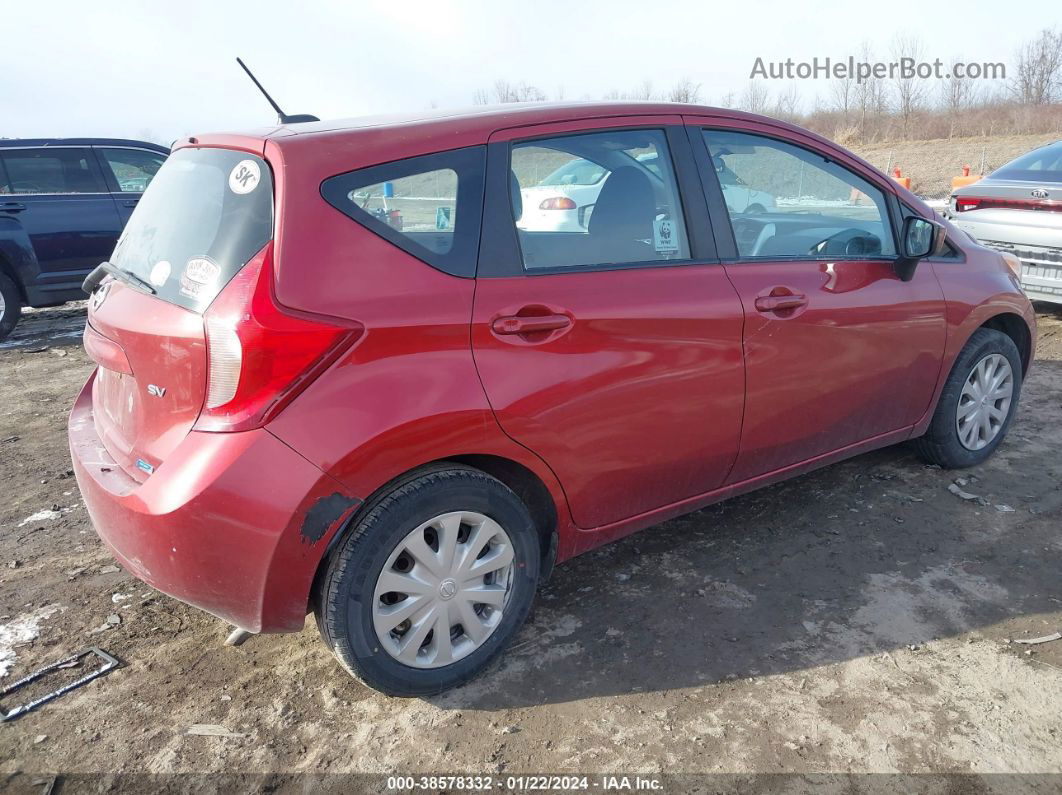 2016 Nissan Versa Note S/s Plus/sv/sl/sr Red vin: 3N1CE2CP8GL371135