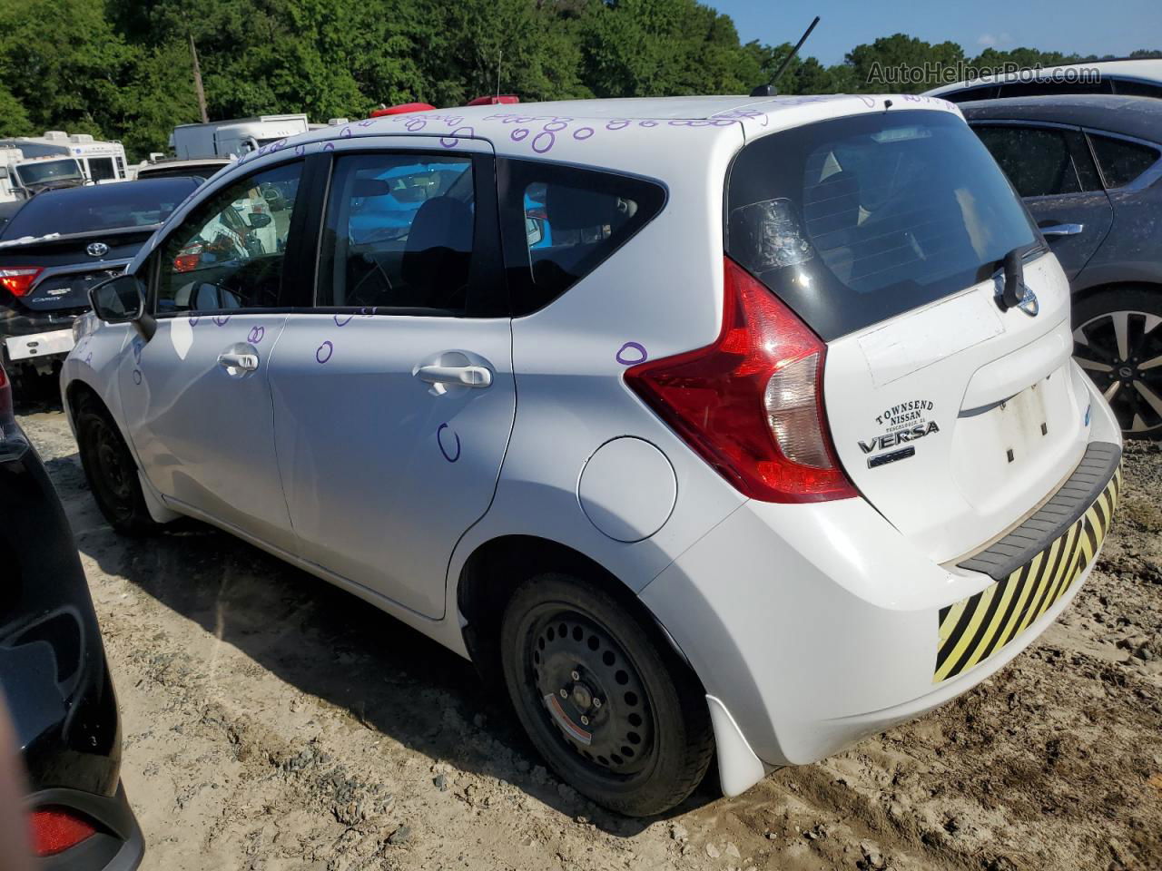 2016 Nissan Versa Note S White vin: 3N1CE2CP8GL399047