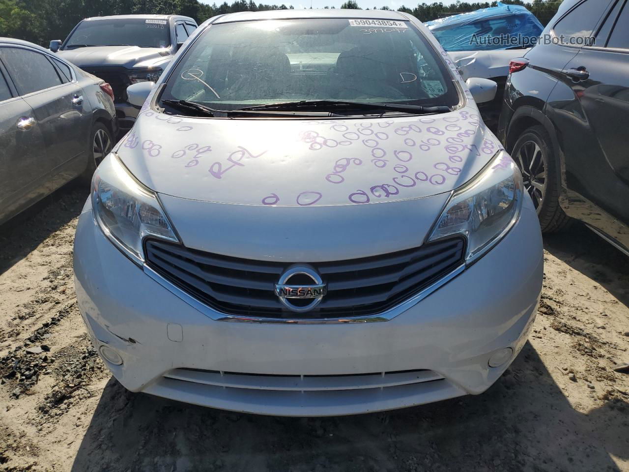 2016 Nissan Versa Note S White vin: 3N1CE2CP8GL399047