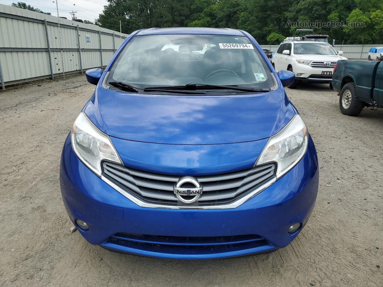 2016 Nissan Versa Note S Синий vin: 3N1CE2CP8GL408443