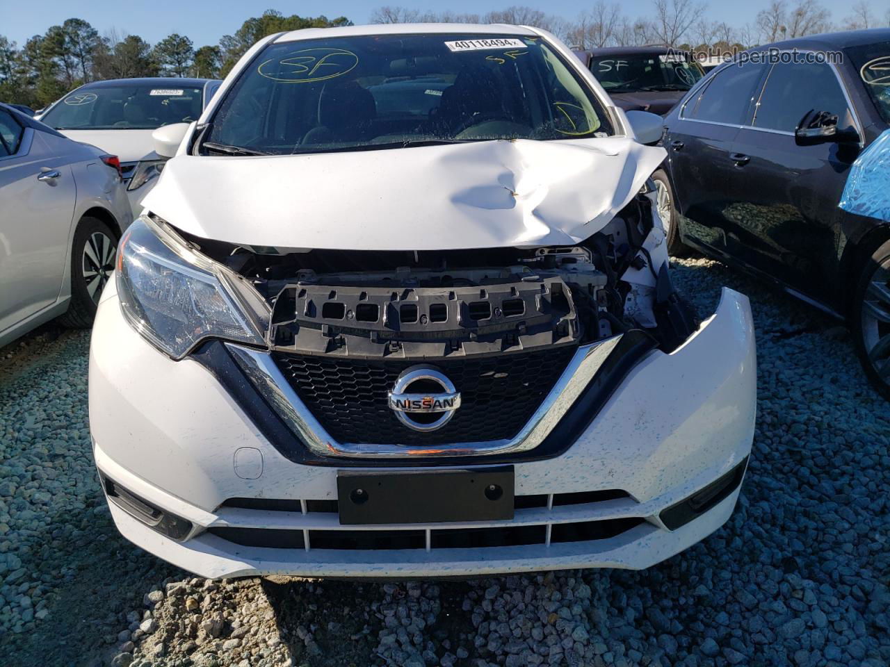 2018 Nissan Versa Note S Белый vin: 3N1CE2CP8JL352561