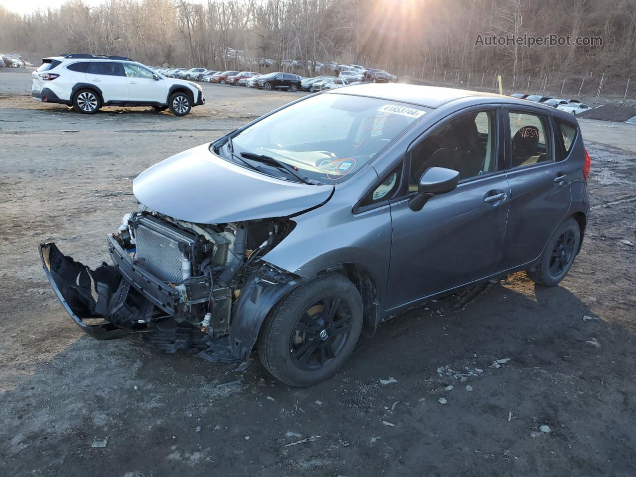 2018 Nissan Versa Note S Серый vin: 3N1CE2CP8JL356951