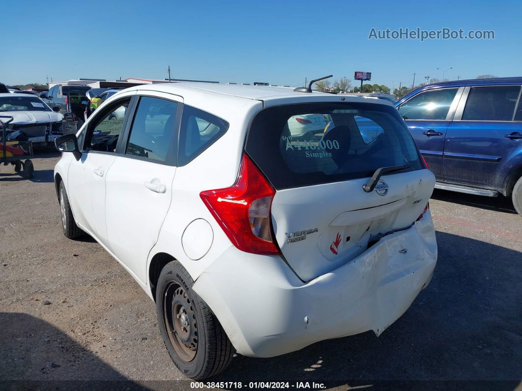 2016 Nissan Versa Note S (sr)/s Plus/sl/sr/sv Белый vin: 3N1CE2CP9GL391815