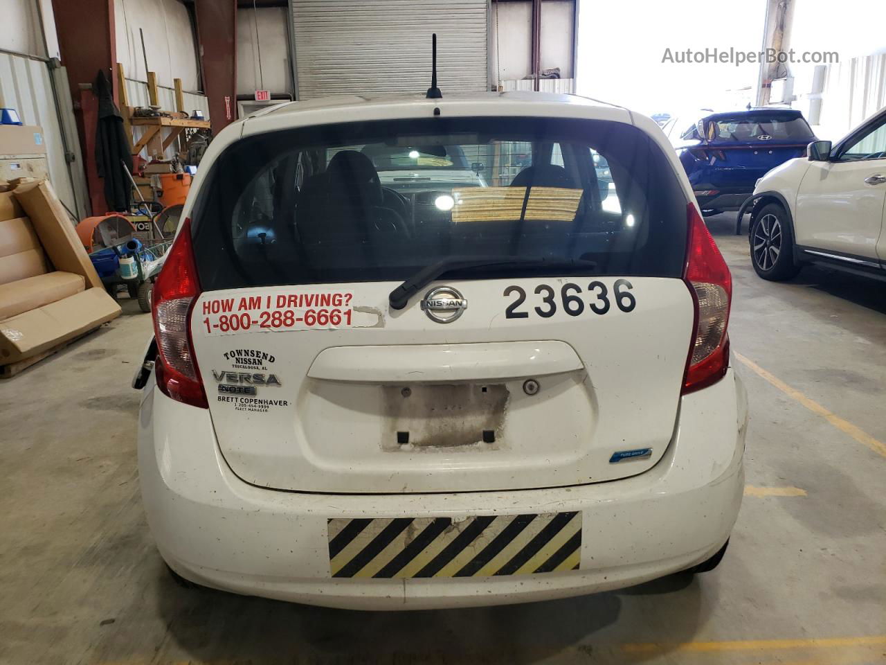 2016 Nissan Versa Note S White vin: 3N1CE2CP9GL395587