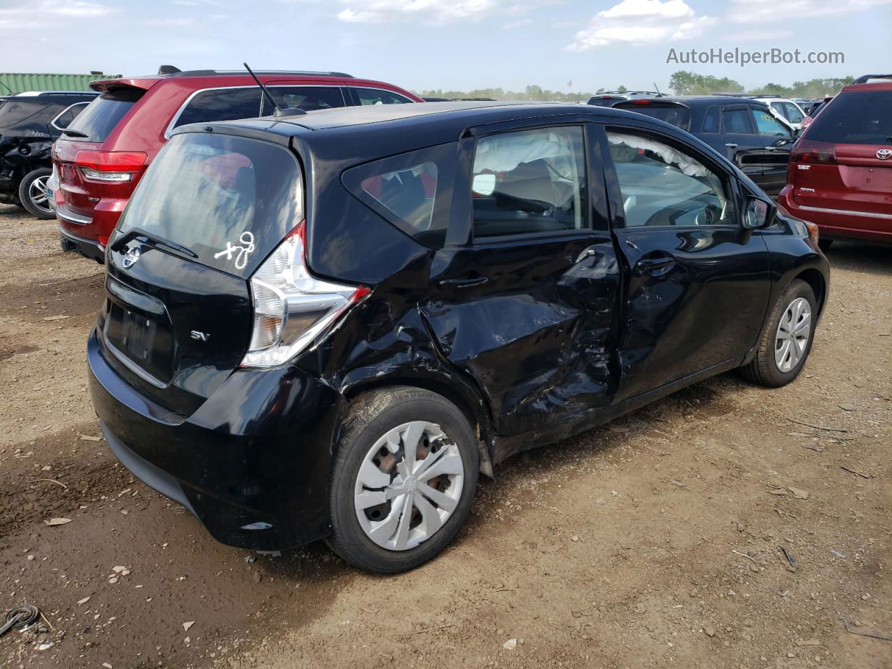 2018 Nissan Versa Note S Black vin: 3N1CE2CP9JL352648