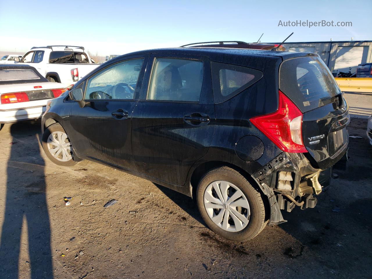 2018 Nissan Versa Note S Black vin: 3N1CE2CP9JL358952