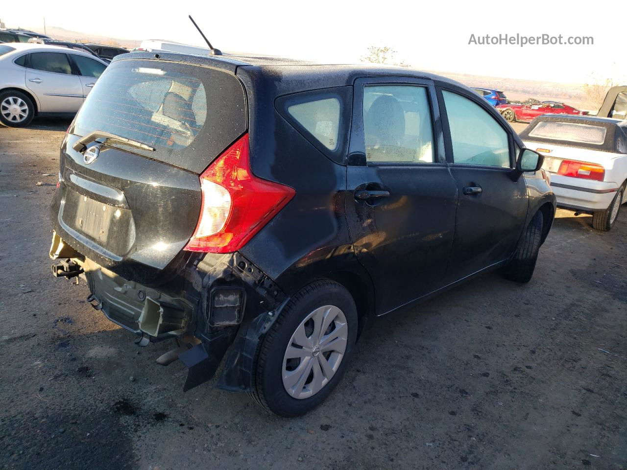 2018 Nissan Versa Note S Black vin: 3N1CE2CP9JL358952