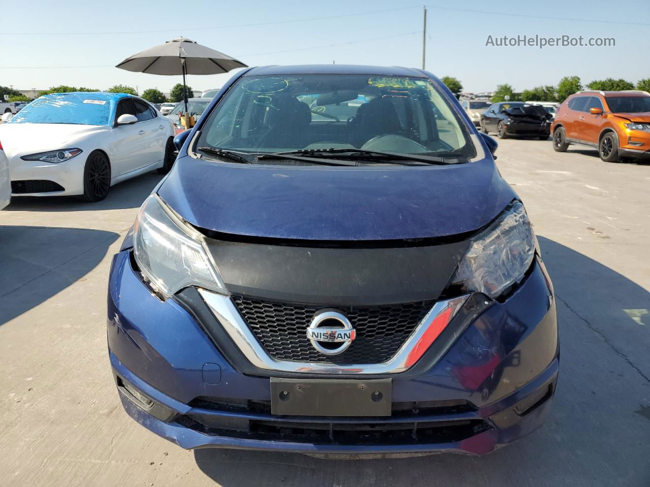 2018 Nissan Versa Note S Синий vin: 3N1CE2CP9JL366291