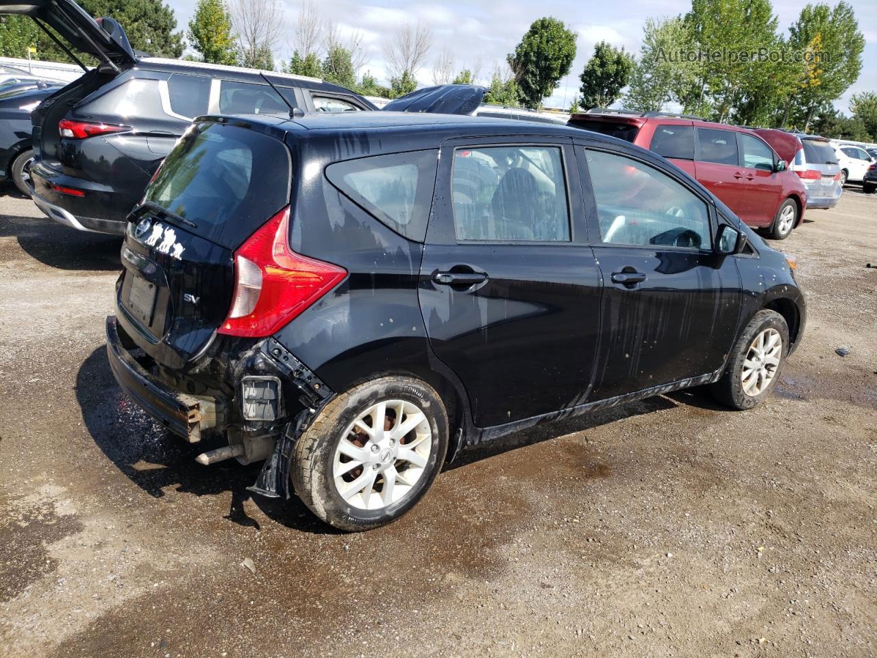 2018 Nissan Versa Note S Черный vin: 3N1CE2CP9JL369773