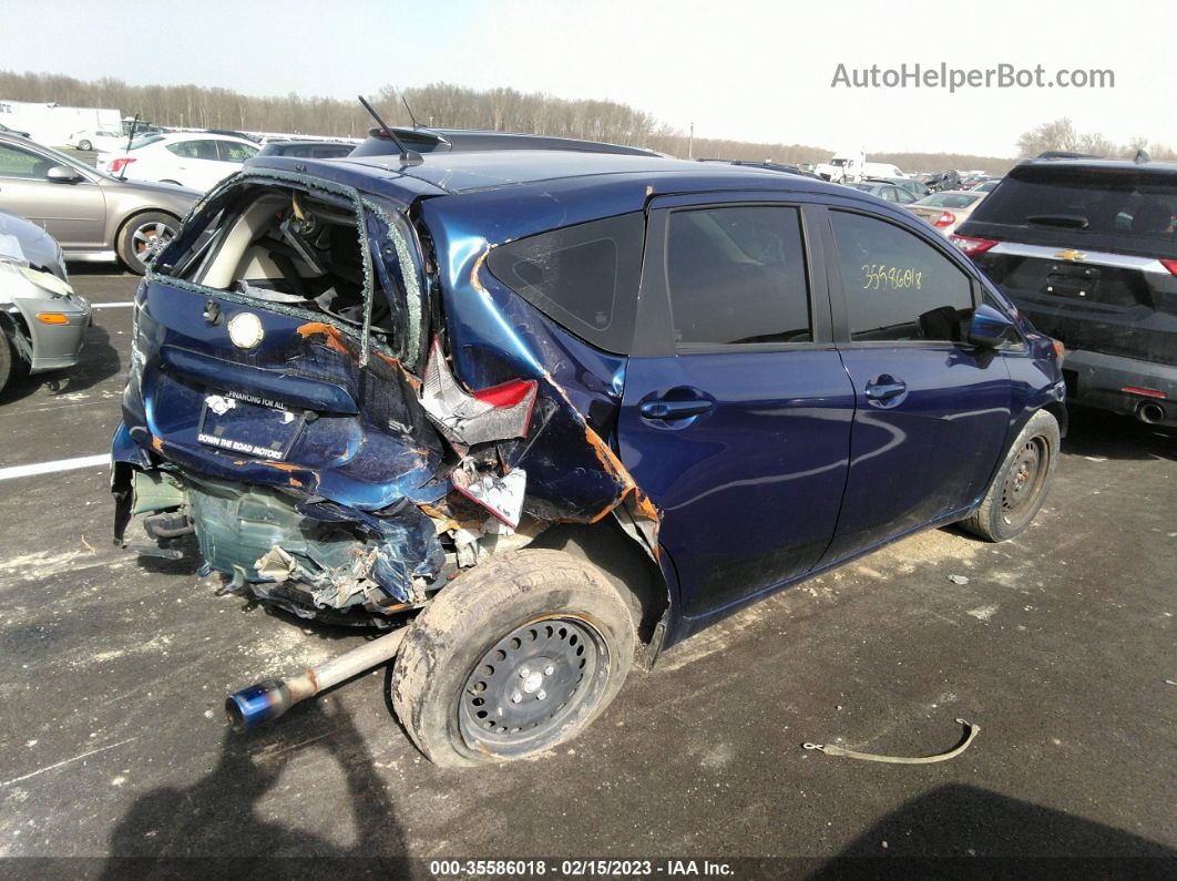 2019 Nissan Versa Note Sv Синий vin: 3N1CE2CP9KL353977