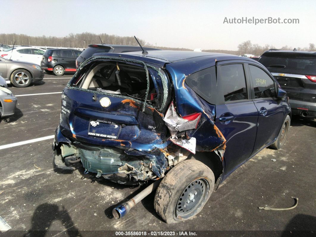 2019 Nissan Versa Note Sv Синий vin: 3N1CE2CP9KL353977