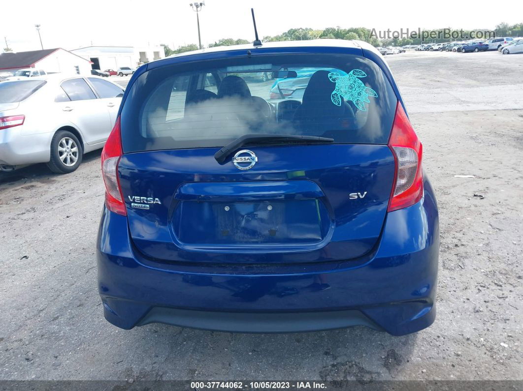 2019 Nissan Versa Note Sv Синий vin: 3N1CE2CP9KL357527